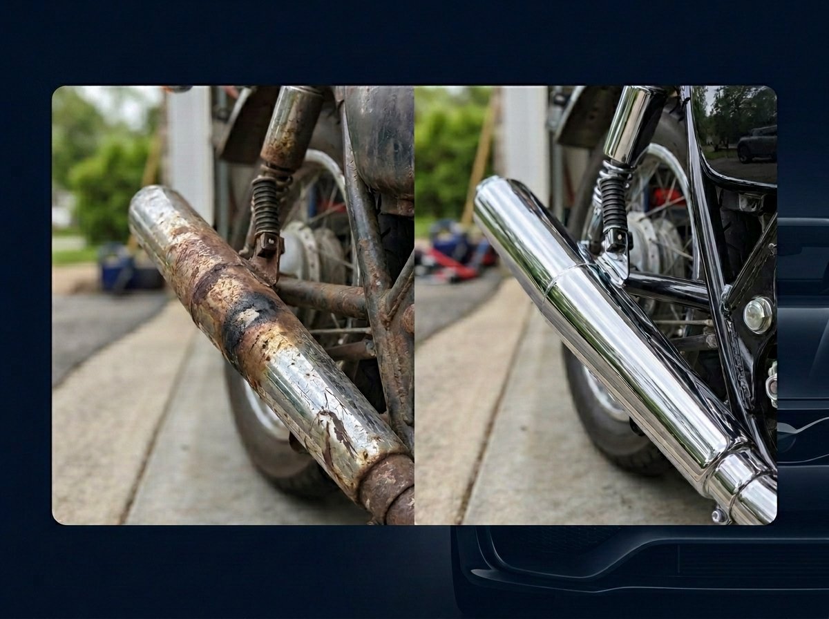 SHINEPRO desired-result before and after restoration